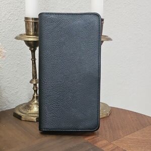 Black Vegan Leather Wallet